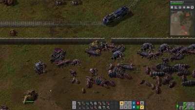 ... and the rock got into my way.