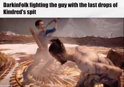 Kindred spit, no one allowed to have