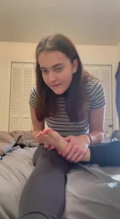 Sister Study Time & Sock Removal