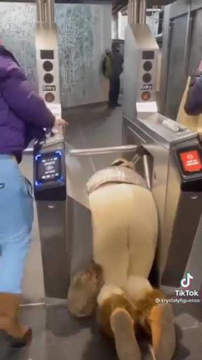 to avoid having to pay her fare.