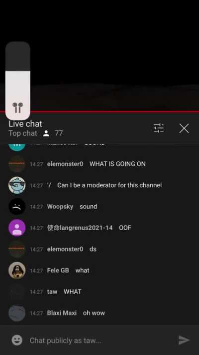 Short bit of audio that just played, not sure if this is new or not sorry