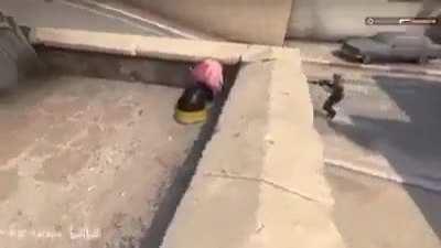 finally she get the pistol with silencer