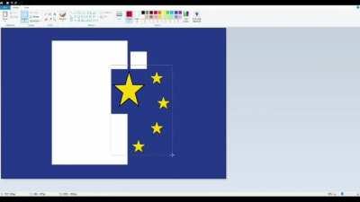 How to make the china flag beautiful