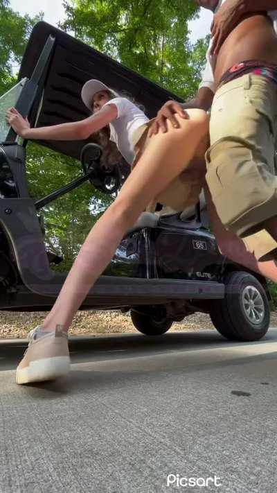 Your girlfriend seems to be playing golf a lot nowadays 