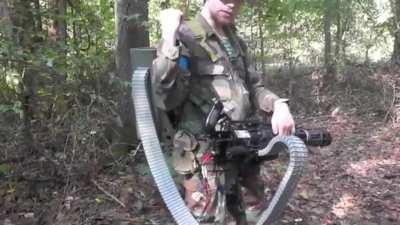 Firing the CAW M134 Minigun w/ Predator Pack (Special thanks to TN Airsoft Union on YT for the footage)