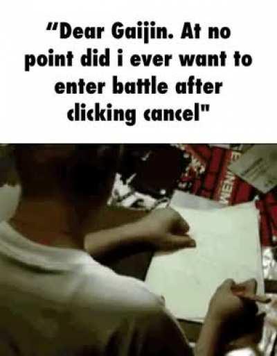 use test drive to cancel