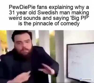 haha he make funny sound now i buy all his merch