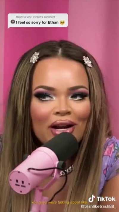 Trisha continuing to contradict herself