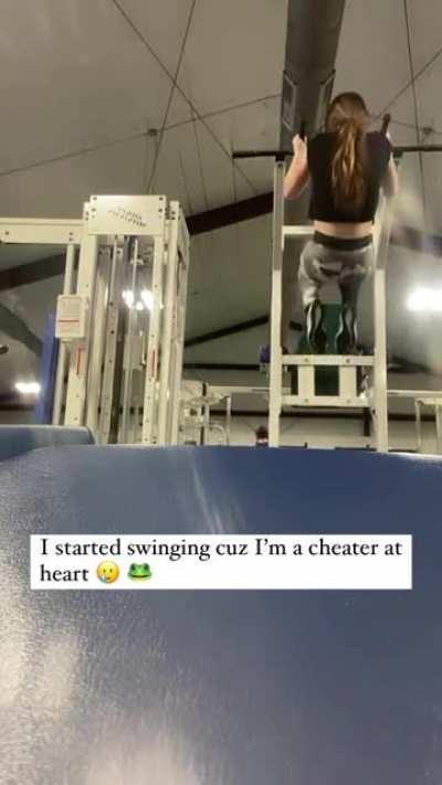 Wednesday's Workout. Her full dance in the comments. To the people who post, stop using emojis in the title. Every post eventually gets removed.