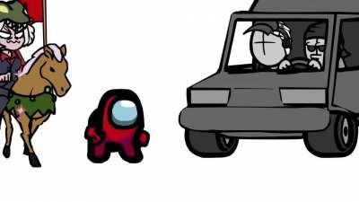 Helltaker vs Among us