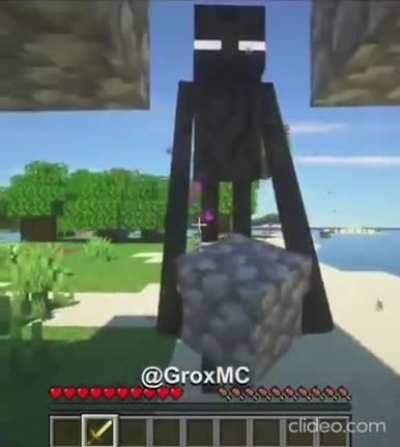 How to fight an enderman 101