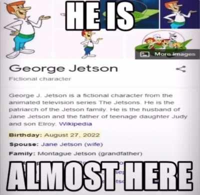 He’s been conceived 🙏