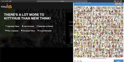 Select the square with WALLY