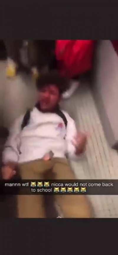 Bro aint never going back to school after that