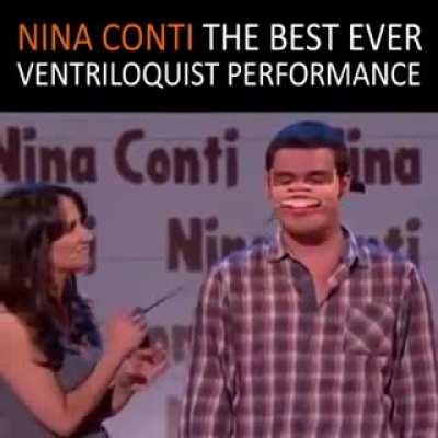 Nina Conti the best ventriloquist performance