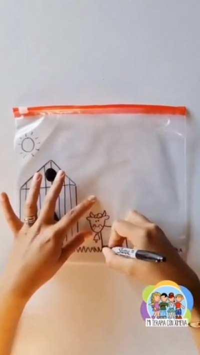 Working 2D paper flashlight