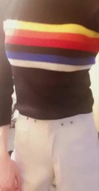 It kinda slips out sometimes