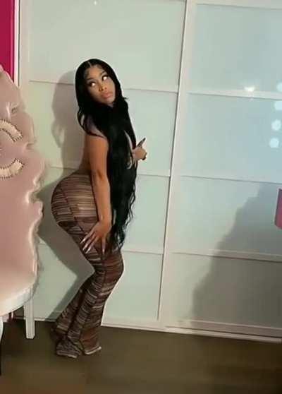 When you realize she was topless the whole time