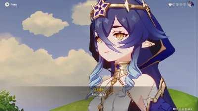 I fixed Layla's hangout. now she can finally relax.