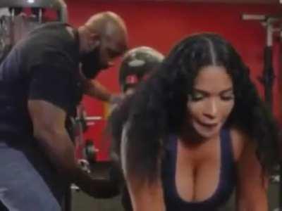 Focused on those glutes