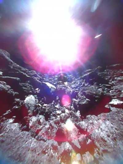 The surface of an asteroid