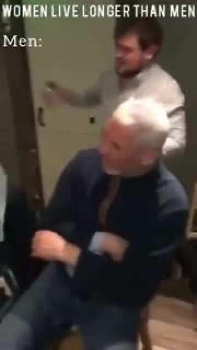 My crotch has a fire extinguisher.