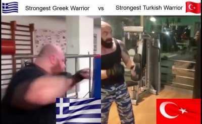 Battle of the Titans. Strongest Greek Warrior 🇬🇷 vs Strongest Turkish Warrior 🇹🇷