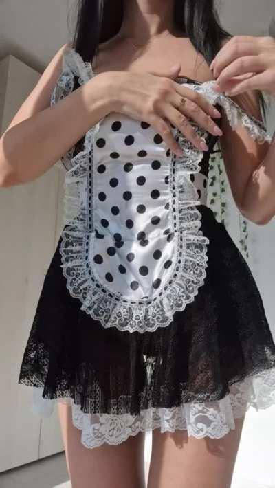 Your personal maid wants to be treated like a fuckdoll