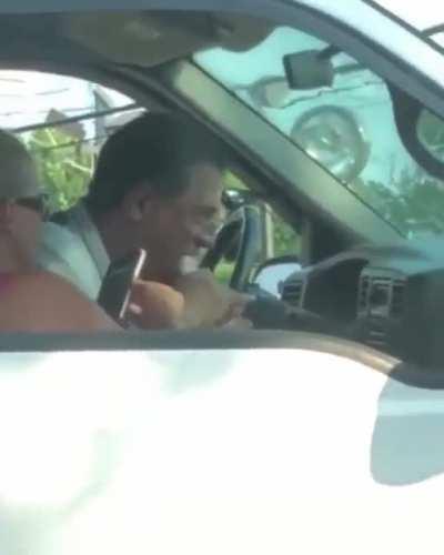 Just sucking on some feet while stuck in traffic