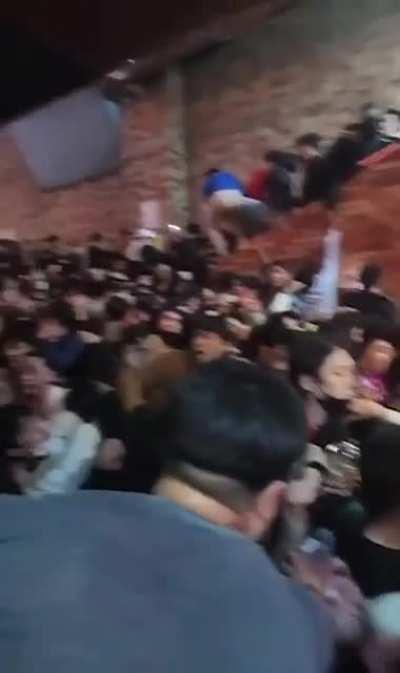 Most terrifying POV of Halloween party accident in South Korea