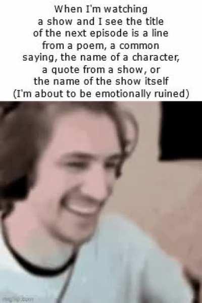 or even worse, when its a two part episode where the titles are opposites