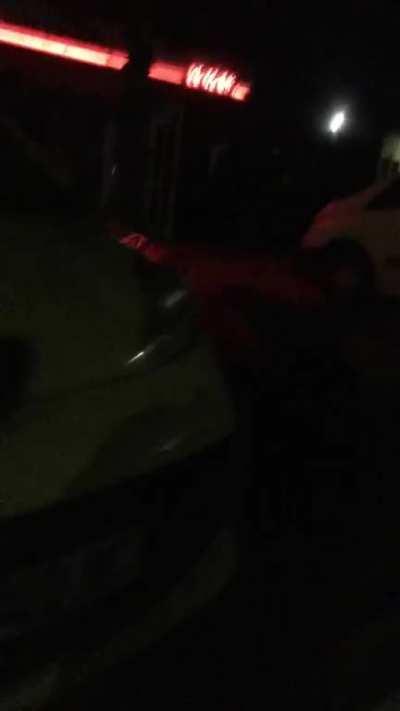 Okay.. I was sitting on the sidewalk, around 4 o’clock in the morning, just chilling with music. When this freaking guy appered and surprise me, because he was fucking naked with a sock on is cock.. idk what thinking boys ?!