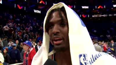 [Highlight] Tyrese Maxey on his 50 point performance: 