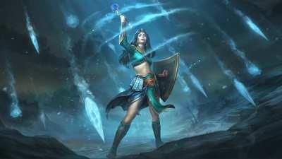 Animated Blizzard Sorceress (For Wallpaper Engine + mp4 Video > Links in comments)