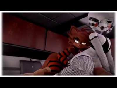 FNAF Fexa and Marie threesome