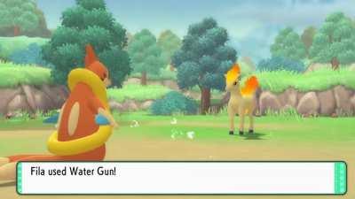 Am I crazy or is my Floatzel shooting water from itâs butt?