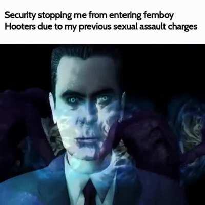 Stupid guards, won't let me touch femboys