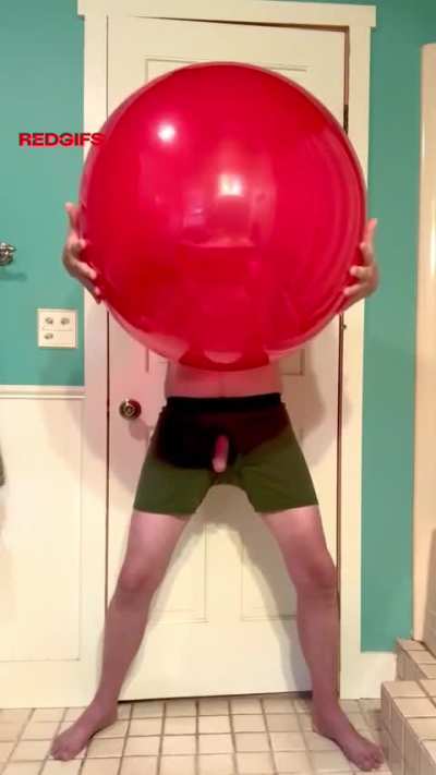 When my balloon starts to get bigger with each and every blow, my cock does the same! 🥵