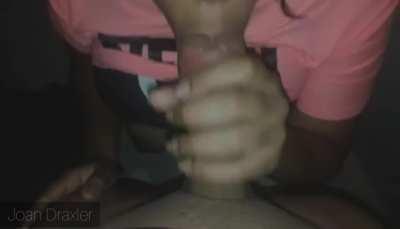 my neighbor with big tits gives me an incredible blowjob