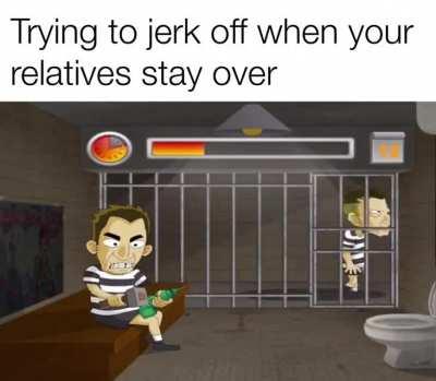 They barge through and still have the nerve to say “is someone in there?”