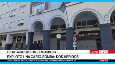 Volvió la Izquierda Terrorista: Explotó un paquete Bomba en Gendarmería