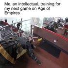The only acceptable training method for Age of Empires