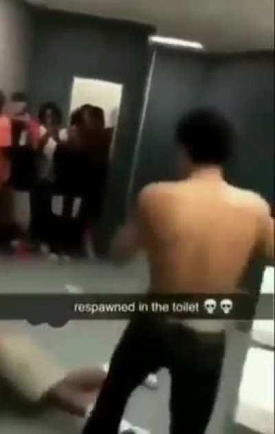 bro respawned in the toilet 💀💀