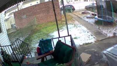 This should teach me to stop procrastinate and salt the steps.