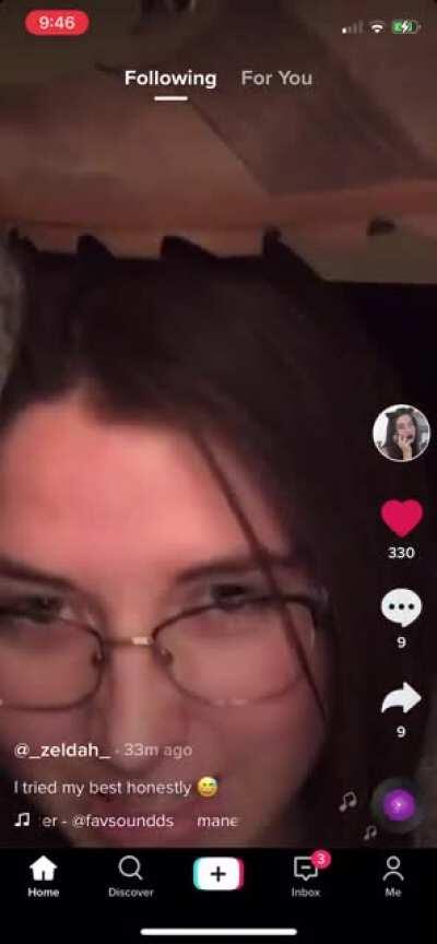 Thick ass thot on tik tok