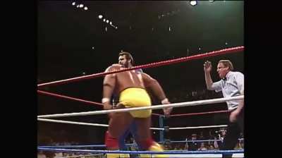Hulk Hogan vs. Akeem, Saturday Night's Main Event (Aired January 7, 1989, taped December 7, 1988 from Tampa, FL)