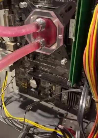 WCGW leaving your water cooler exposed to a cold winter