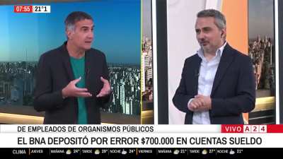 Por error en BNA deposito 700 mil pesos en miles de cuentas sueldo. Te toco ser el afortunado por unas horas?
