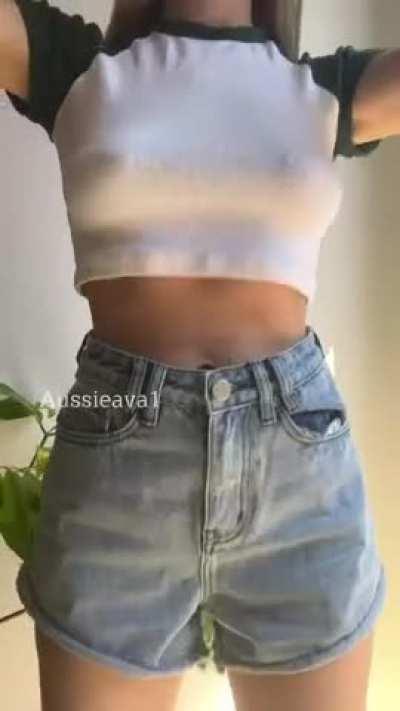 I love showing off my piercings to guys on the street