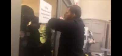 Covid Denier Gets His Mouth Washed Out With Pepper Spray